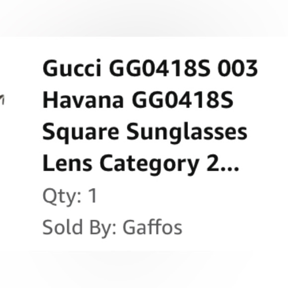 Tortoise Gucci Sunnies with Crystal Gucci written on both sides, brand new - Picture 8 of 11